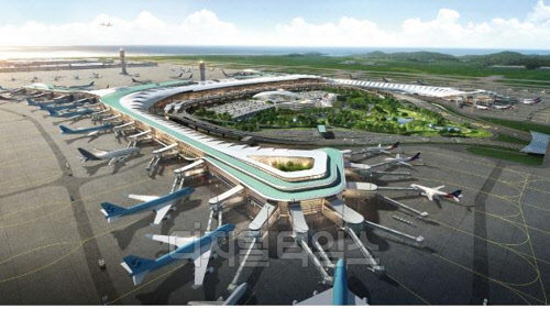 지난해 인천국제공항 이용객이 7000만명에 육박한 것으로 집계됐다. 사진은 인천국제공항 제2터미널 전경.